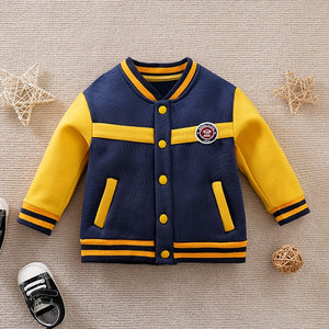 Sports Style Yellow Blue Jersey for Kids 1 - Minitaq baby kids clothes dress