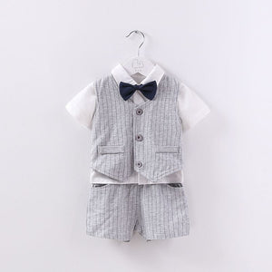 Gentlemen's Dress 3pc Baby Smart Suit 1 - Minitaq baby kids clothes dress