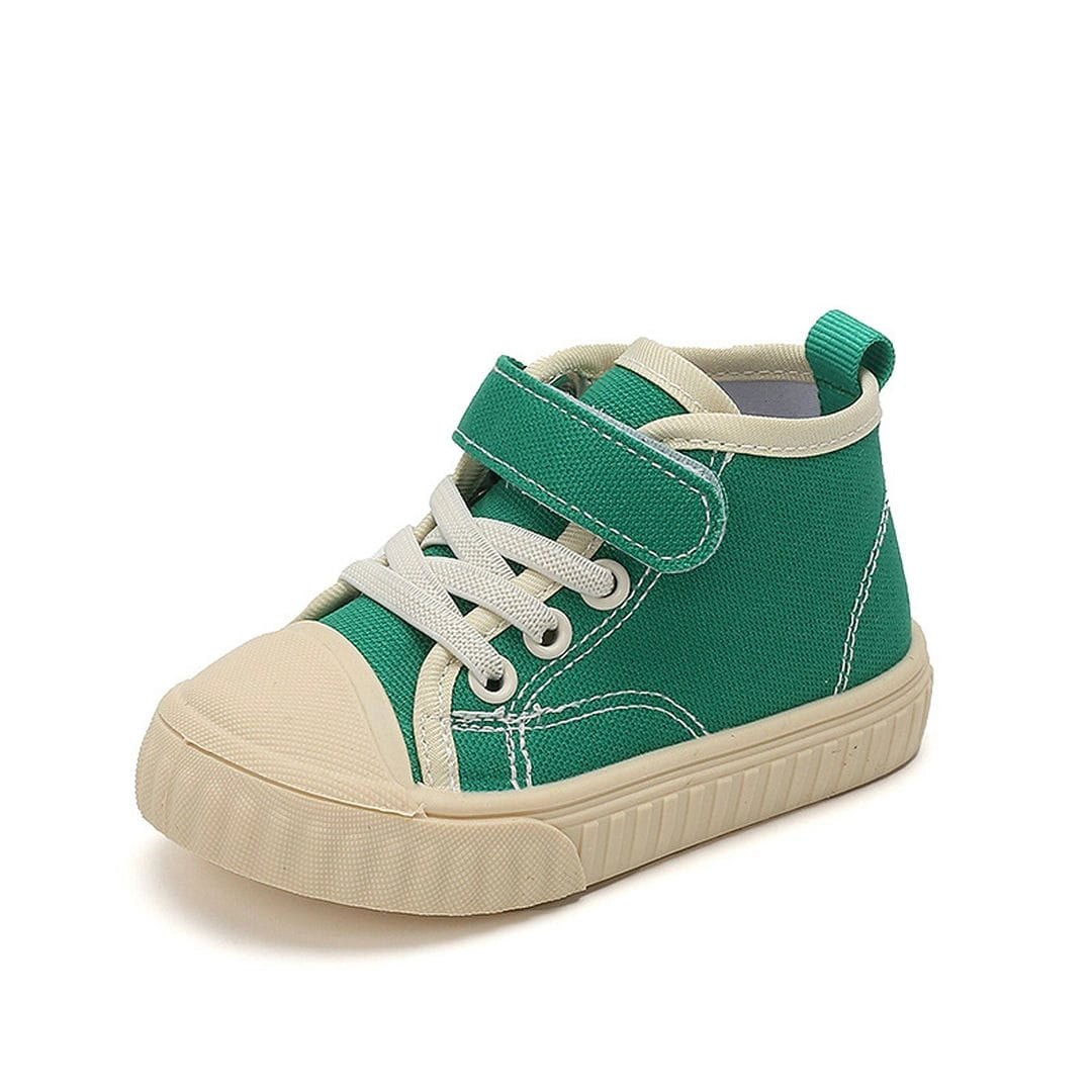 Green N White Casual Converse Style Kids Shoes 1 - Minitaq baby kids clothes dress