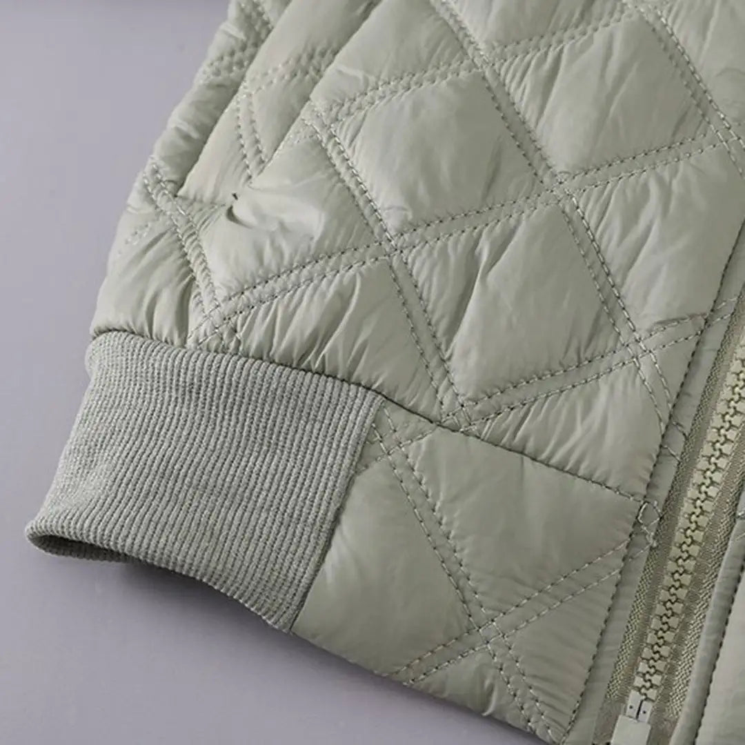 Olive Green Quilted Puffer Jacket N Pants 2pcs Set - Minitaq baby kids clothes dress