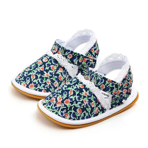 Stylish Floral Pattern Baby Girl Shoes 1 - Minitaq baby kids clothes dress