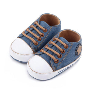 Casual Jeans Styles Laceup Baby Shoes 1 - Minitaq baby kids clothes dress