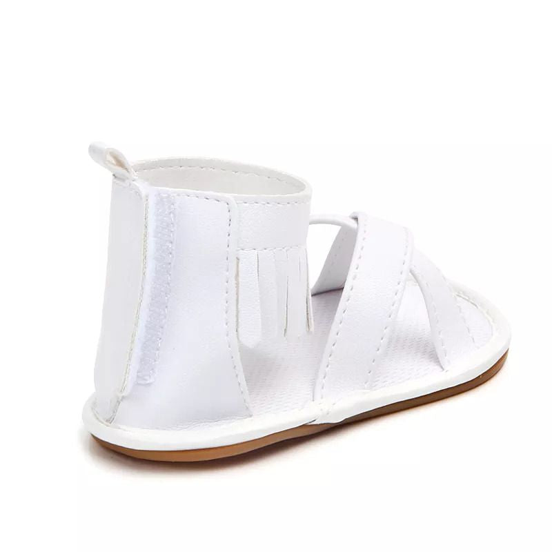 Elegant Tassel White Summer Baby Shoes 2 - Minitaq baby kids clothes dress