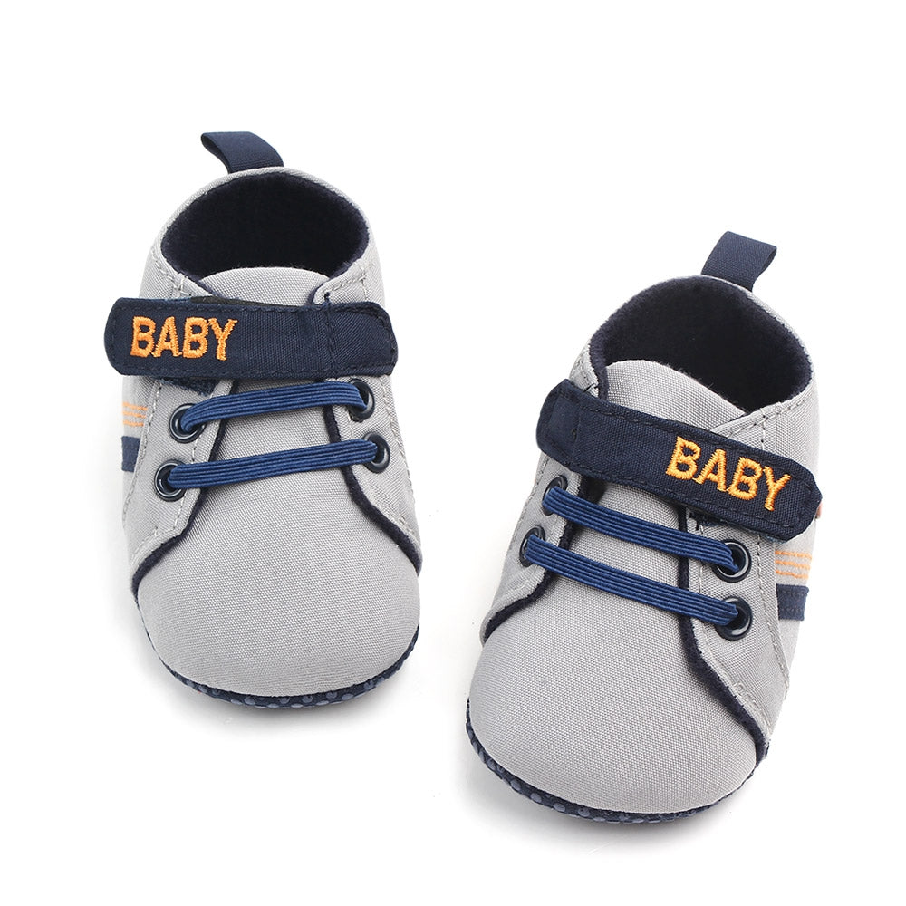 Gray N Blue Casual Baby Shoes 3 - Minitaq baby kids clothes dress