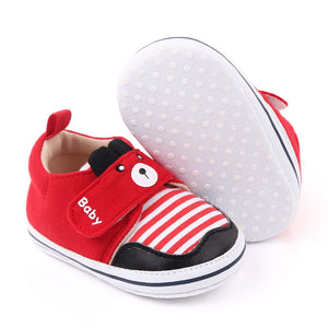 Cute Bear Casual Red Baby Shoes 3 - Minitaq baby kids clothes dress