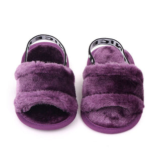 Purple Soft Plush Baby Slip On 2 - Minitaq baby kids clothes dress