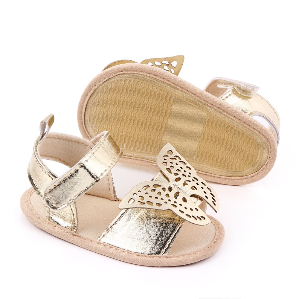 Golden Butterfly Summer Baby Sandals 1 - Minitaq baby kids clothes dress