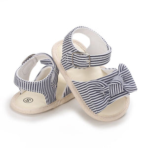 Modern Lines Bow Style Summer Baby Sandals 2 - Minitaq baby kids clothes dress