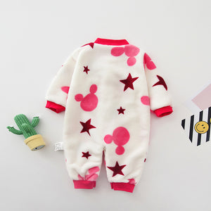 Casual Pattern Thin Winter Baby Romper 2 - Minitaq baby kids clothes dress