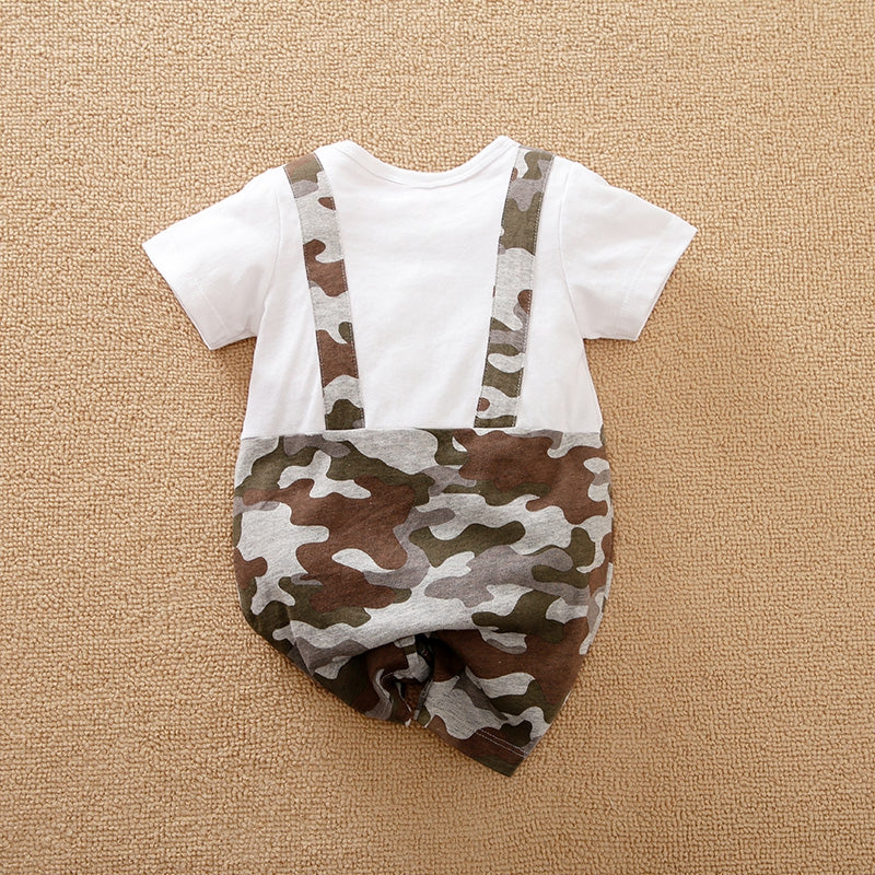 Army Style Half Sleeves Baby Romper 3 - Minitaq baby kids clothes dress