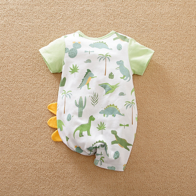 Dino Forest Casual Baby Romper 3 - Minitaq baby kids clothes dress