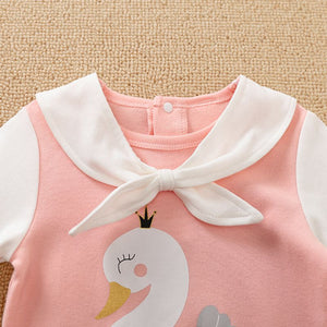 Cute Swan Queen Baby Girl Romper 3 - Minitaq baby kids clothes dress