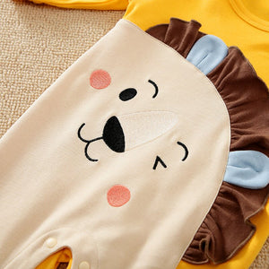 Yellow Adorable Cartoon Baby Romper 4 - Minitaq baby kids clothes dress