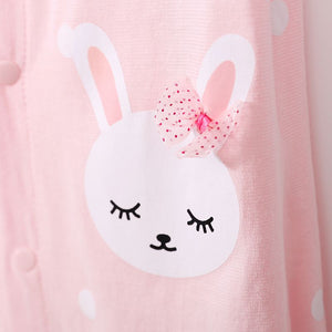 Summer Bunny Cotton Pink Romper 4 - Minitaq baby kids clothes dress