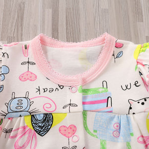 Sleeveless Summer Animals Baby Girl Dress 3 - Minitaq baby kids clothes dress