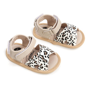 Cheetah Design Summer Baby Sandals 2 - Minitaq baby kids clothes dress