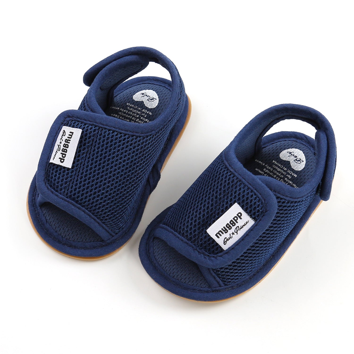 Soft Blue Breathable Mesh Baby Sandal Shoes 1 - Minitaq baby kids clothes dress