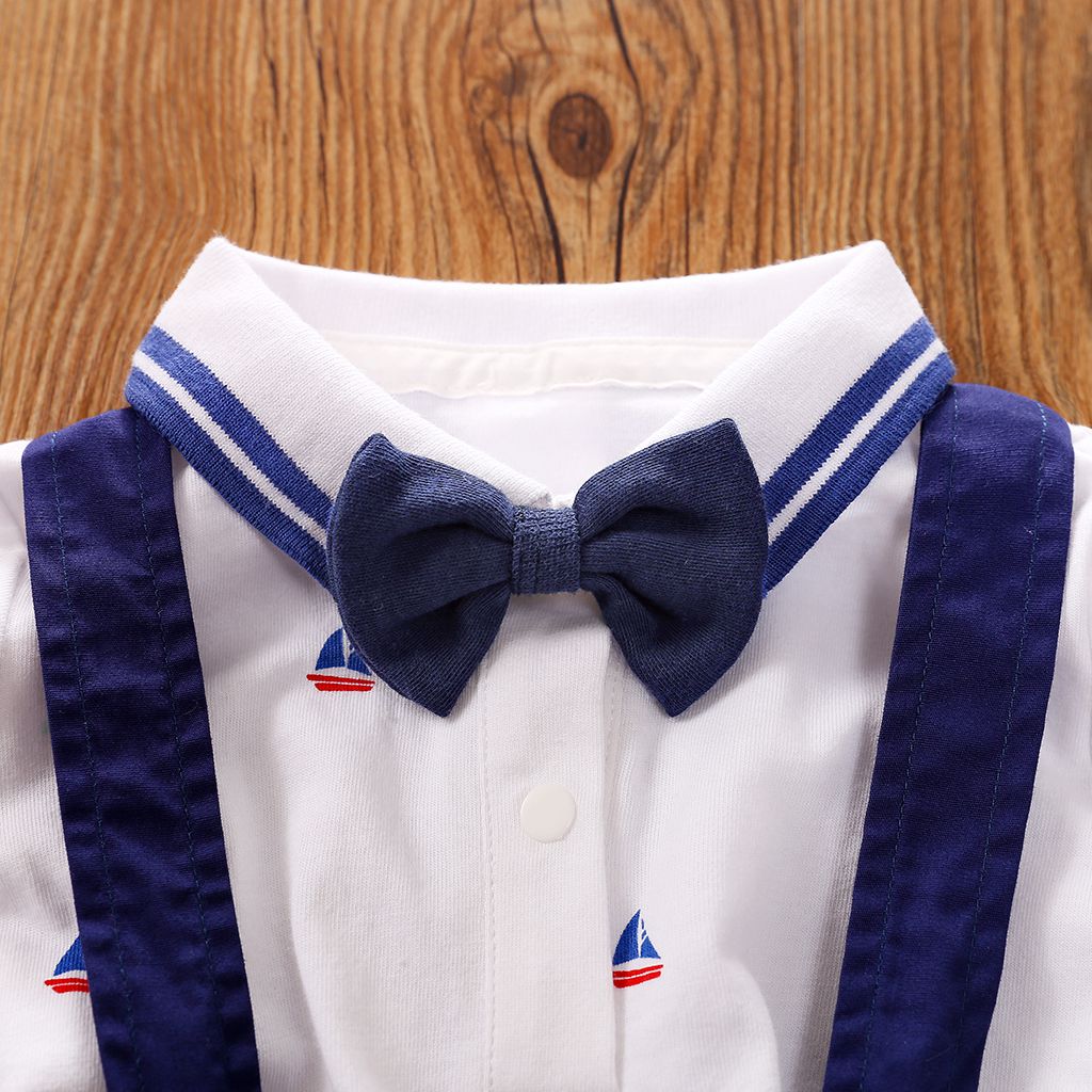 Smart Style Baby Romper 2pc Bow Tie Set 4 - Minitaq baby kids clothes dress