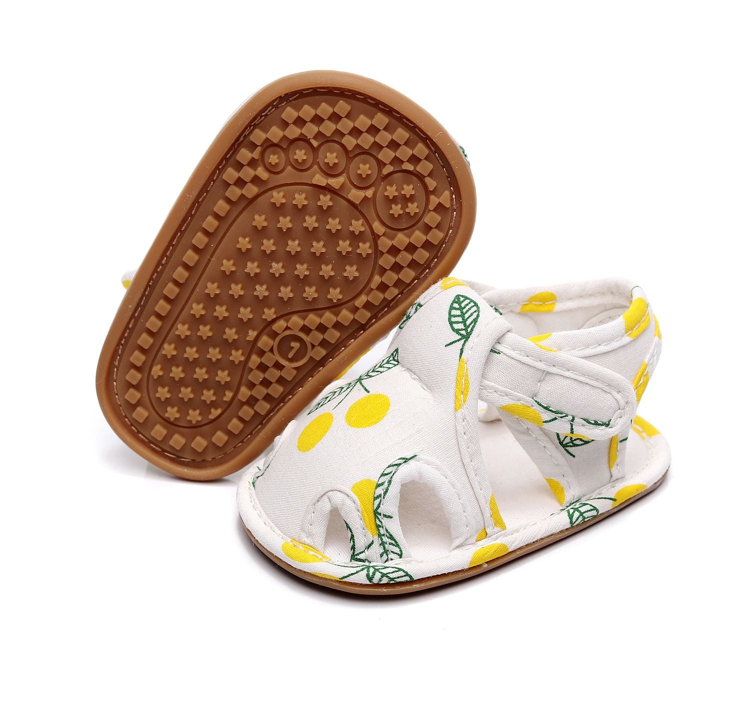 Yellow Cherry Cotton Summer Baby Shoes 2 - Minitaq baby kids clothes dress