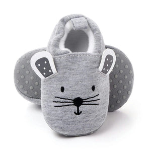 Comfy Animal Soft Cotton Gray Baby Shoes 2 - Minitaq baby kids clothes dress