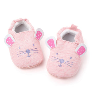 Comfy Animal Soft Cotton Pink Baby Shoes 2 - Minitaq baby kids clothes dress