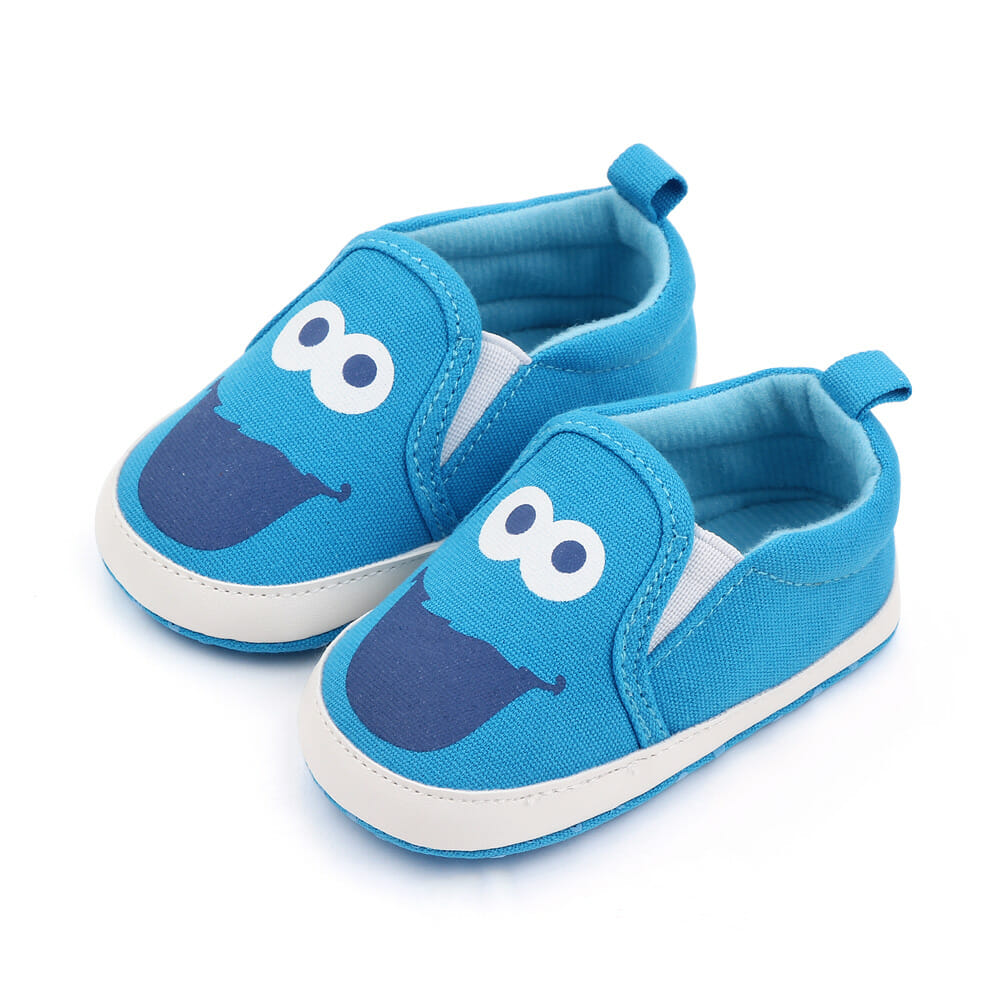 Casual Blue Cartoon Slip-On Baby Shoes 2 - Minitaq baby kids clothes dress