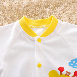 Cute Happy Animals Summer Romper 3 - Minitaq baby kids clothes dress