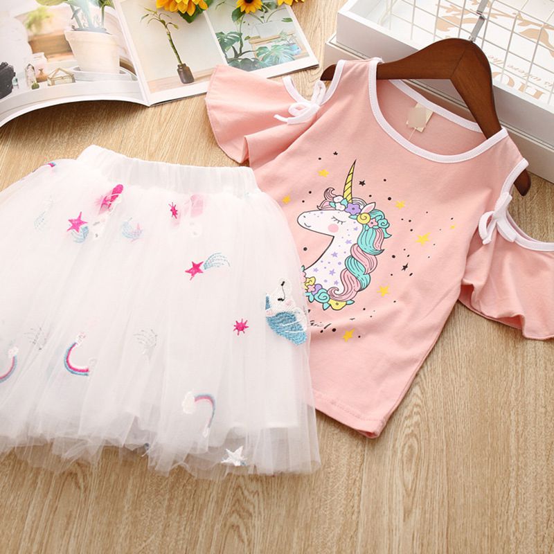 Fancy Unicorn Baby Girl Party Dress 3 - Minitaq baby kids clothes dress