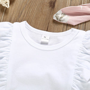 Light Pleasant Color Baby Dress With Headband 3 - Minitaq baby kids clothes dress