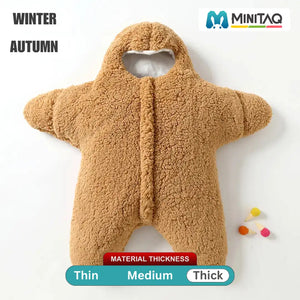 Tea Color Star Design Winter Baby Romper 23 - Minitaq baby kids clothes dress