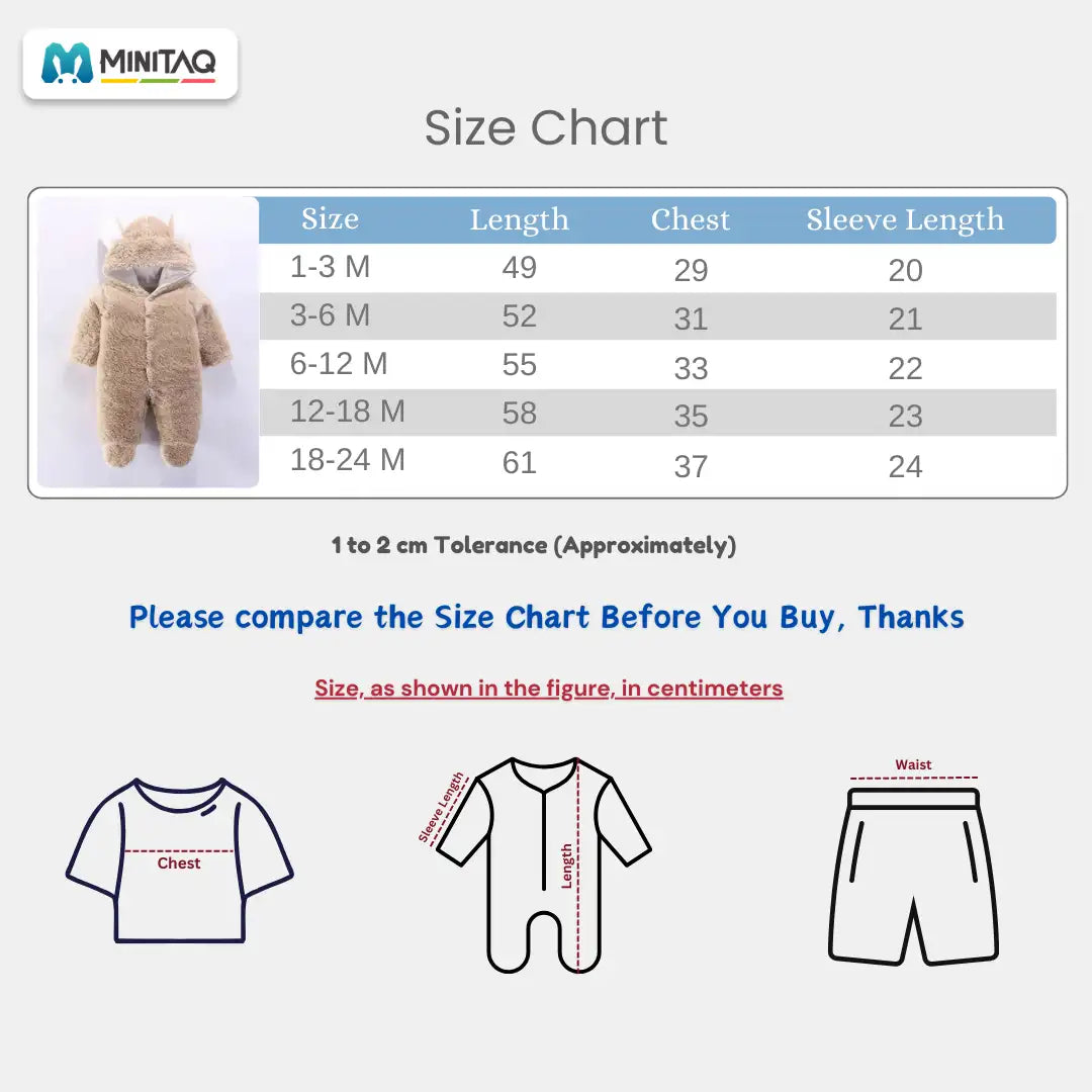 Adventure Soft Beige Hooded Romper 28 - Minitaq baby kids clothes dress