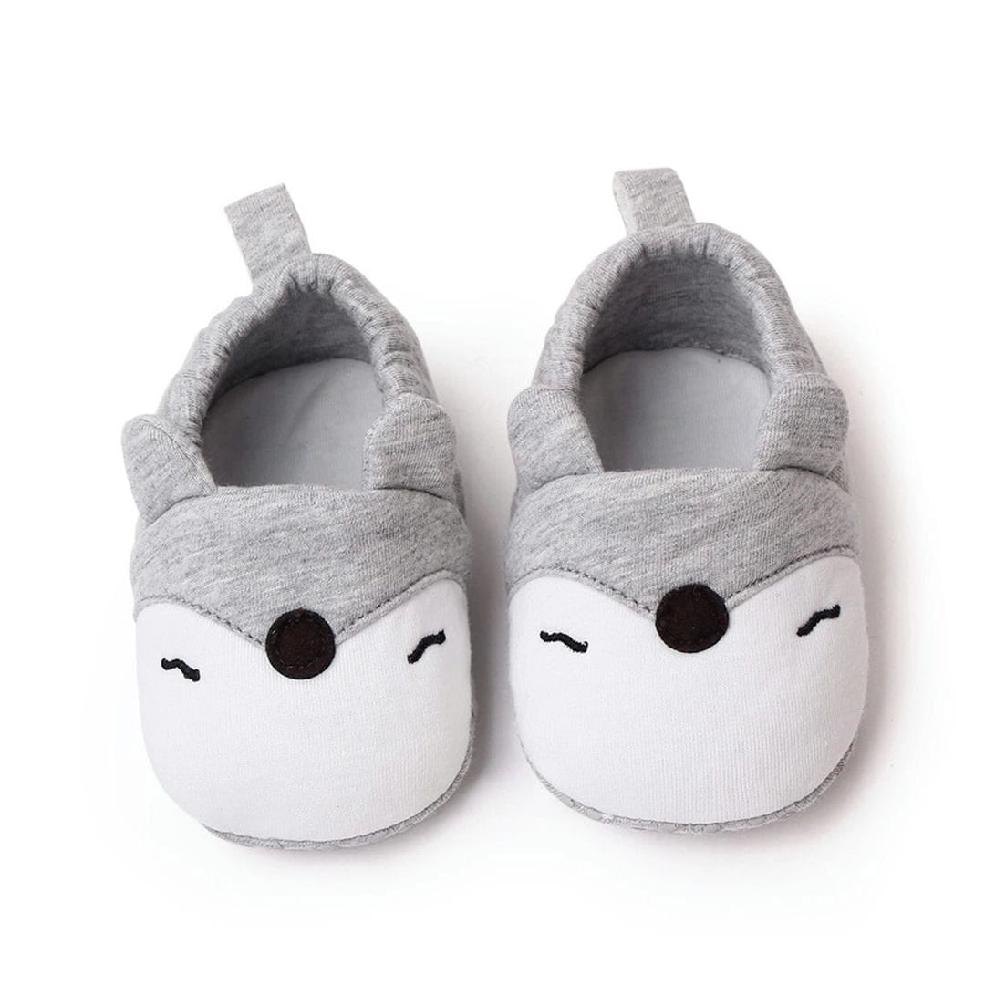 Cute and Comfy Animal Style Grey Baby Shoes 2 - Minitaq baby kids clothes dress