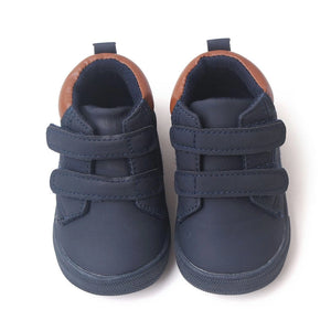 Casual Dark Blue with Velcro Straps Baby Shoes 2 - Minitaq baby kids clothes dress