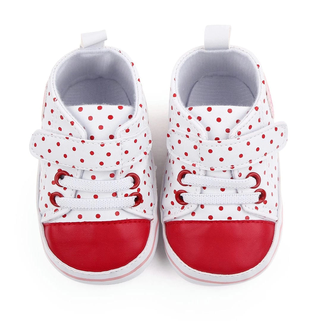 Red Polka Dots Casual Baby Shoes 2 - Minitaq baby kids clothes dress