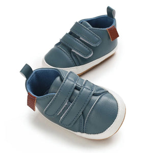 Trendy Double Valcro Strap leather Baby Shoes 2 - Minitaq baby kids clothes dress