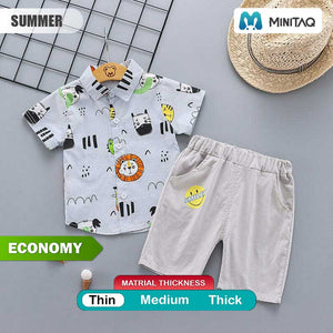 Animal Kingdom Shirt and Shorts Set 2 - Minitaq baby kids clothes dress