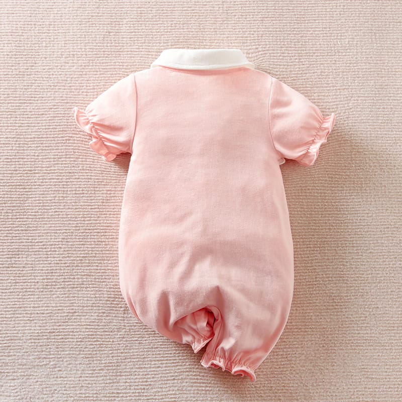 Pink Pocket Style Baby Girl Romper 7 - Minitaq baby kids clothes dress