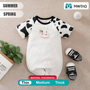 Cute Stylish Moo Cotton Baby Romper 2 - Minitaq baby kids clothes dress