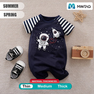 Fun In Space With Astronaut Summer Romper 2 - Minitaq baby kids clothes dress