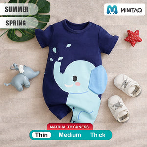 The Splash By Elephant Dark Cotton Summer Romper 2 - Minitaq baby kids clothes dress