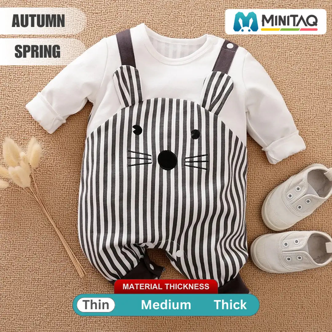 Modern Stylish Full Sleeves Cartoon Baby Romper 1 - Minitaq baby kids clothes dress