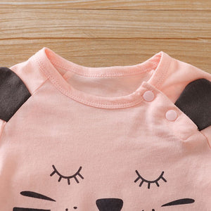 Cute Pink Animal Summer Romper 3 - Minitaq baby kids clothes dress