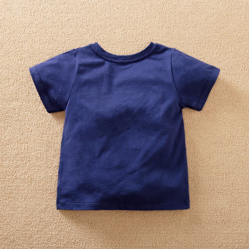 Blue Shark Cotton Kids T-Shirt 8 - Minitaq baby kids clothes dress