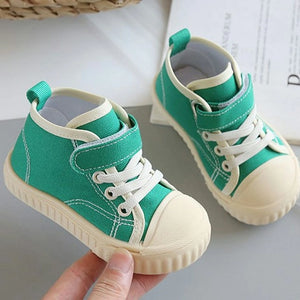 Green N White Casual Converse Style Kids Shoes 2 - Minitaq baby kids clothes dress