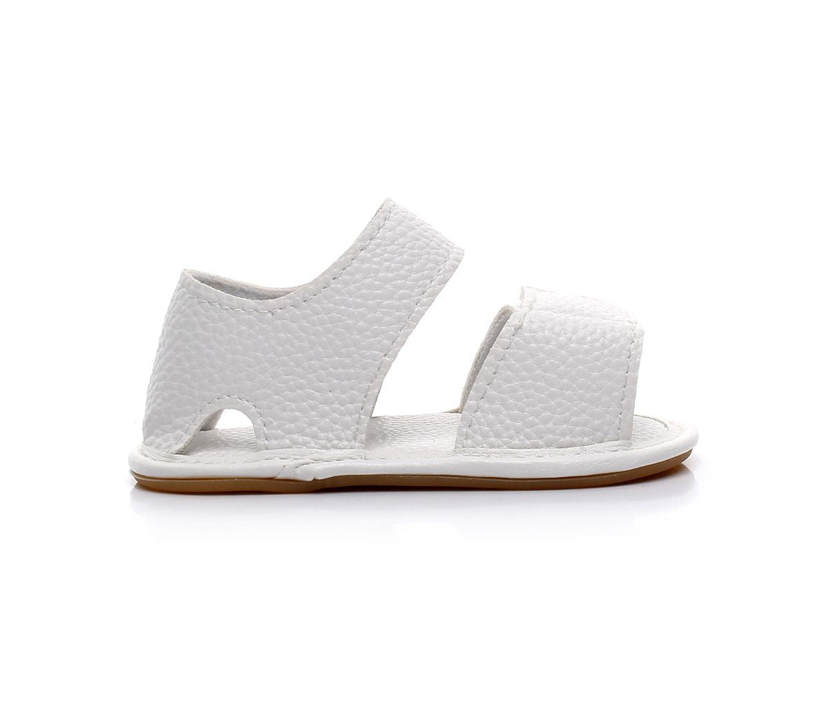 White PU Stylish Baby Summer Sandals 7 - Minitaq baby kids clothes dress