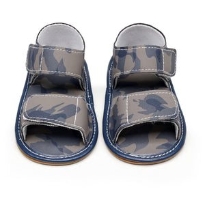 Blue Camouflage Style Baby Sandals 3 - Minitaq baby kids clothes dress