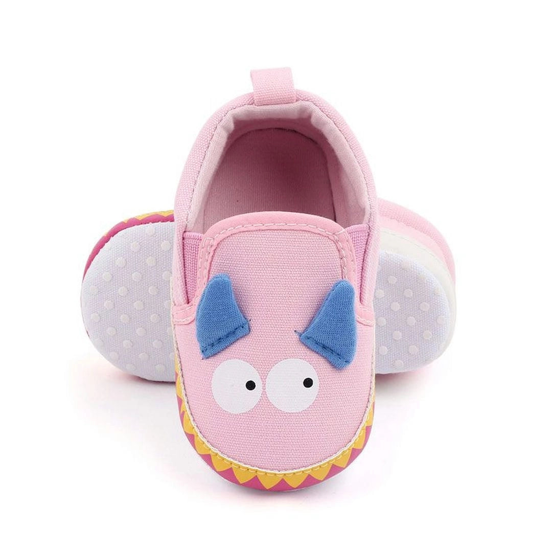 Cute Cartoon Design Pink Baby Slip-On Shoes 3 - Minitaq baby kids clothes dress