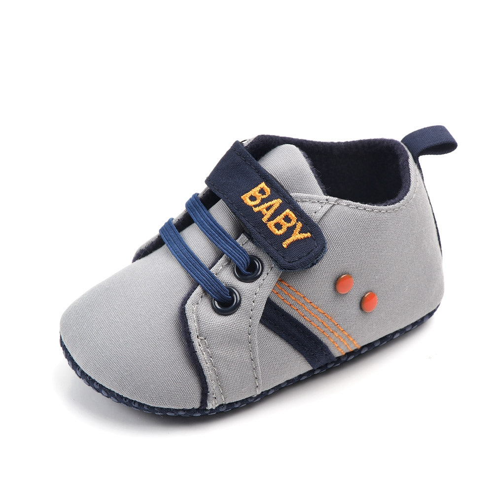 Gray N Blue Casual Baby Shoes 2 - Minitaq baby kids clothes dress