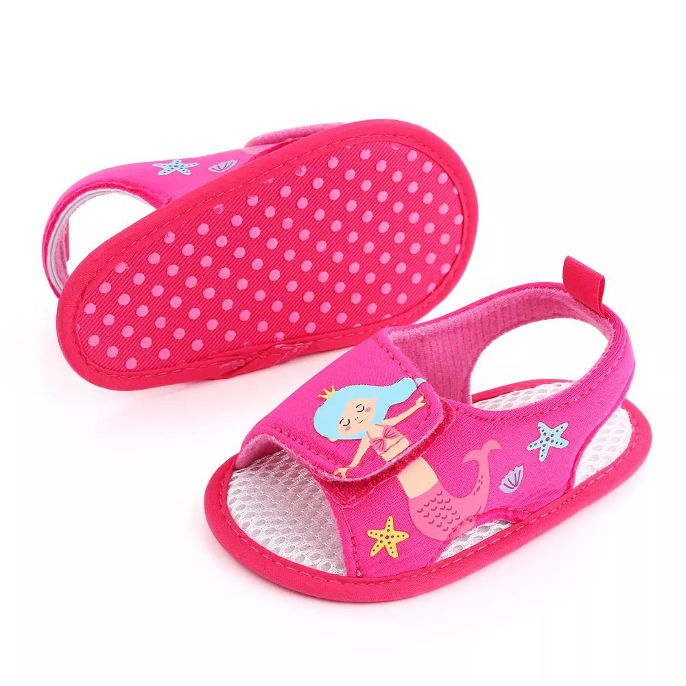 Mermaid Cartoon Pink Color Baby Shoes 3 - Minitaq baby kids clothes dress