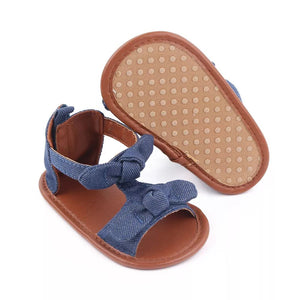 Blue Jeans Summer Back Strap Baby Shoes 3 - Minitaq baby kids clothes dress